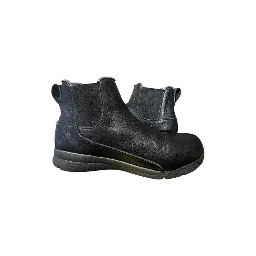 Kuru Luna Womens Size 8 Black Casual Classic Leather Pull-On Chelsea Boots - Picture 9 of 11